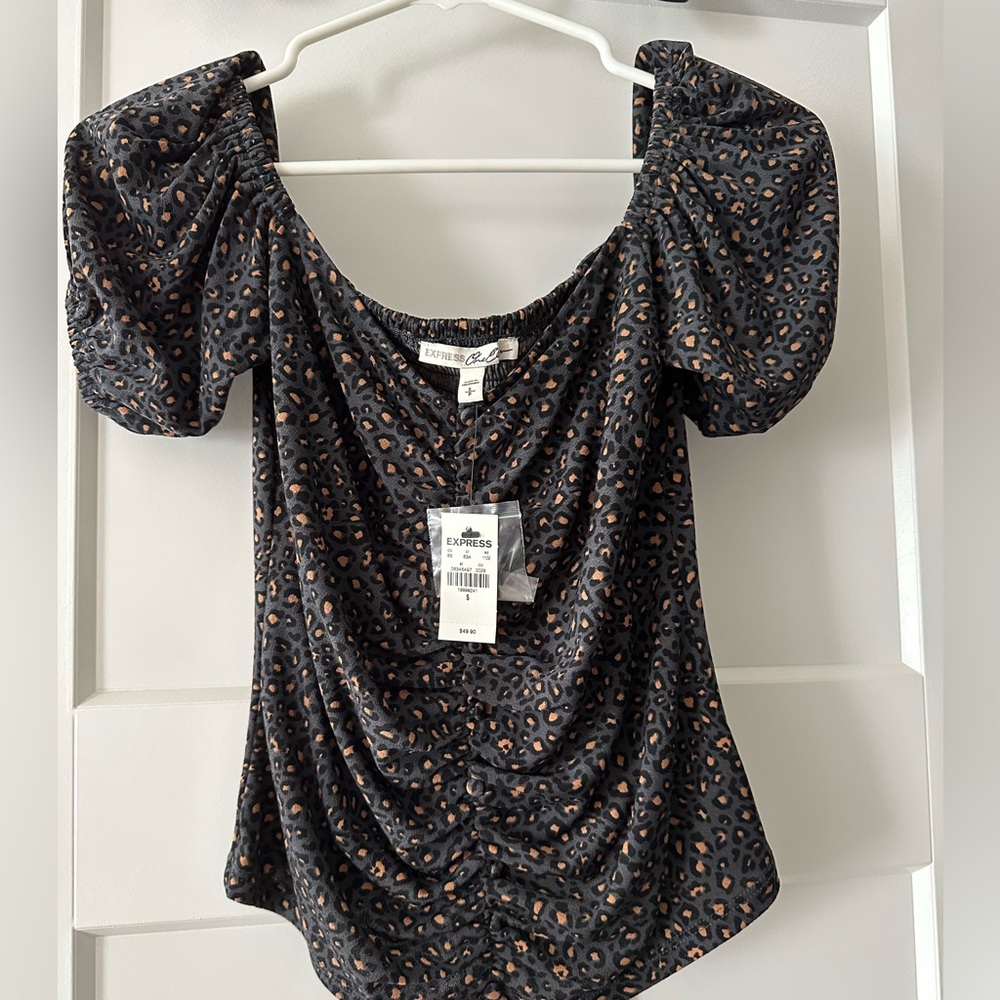 Leopard express blouse